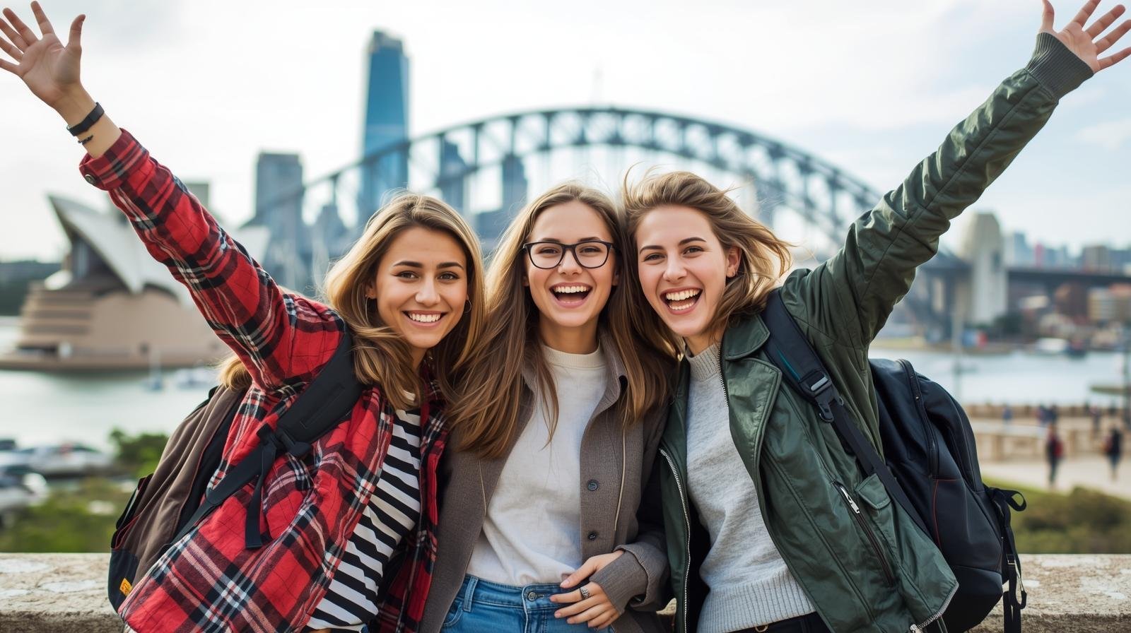 avustralyada dill eğitimine Türkiyeden gitmiş ve poz veren 3 genç boydan (1)