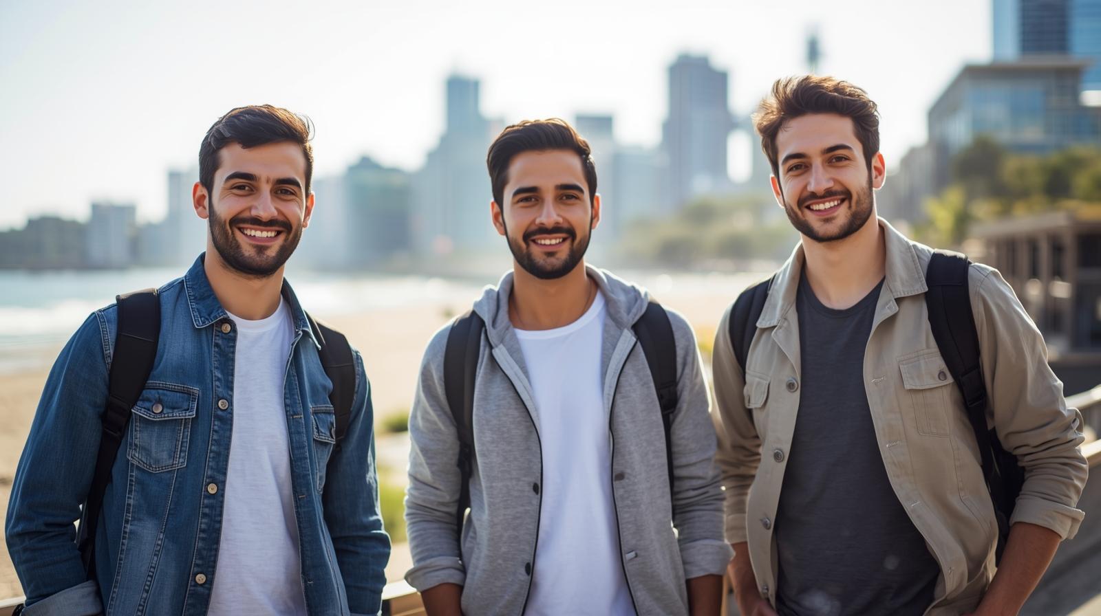avustralyada dill eğitimine Türkiyeden gitmiş ve poz veren 3 genç boydan avustralyada dill eğitimine Türkiyeden gitmiş ve poz veren 3 genç boydan